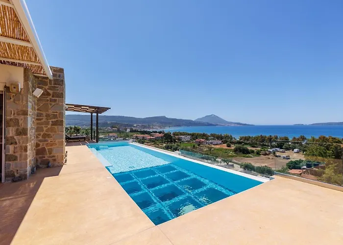 Luxury Pylos With Private Pool Villa *